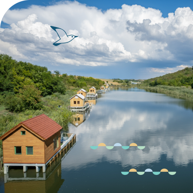 31 Häuser – 31 Stimmungen über dem Wasser